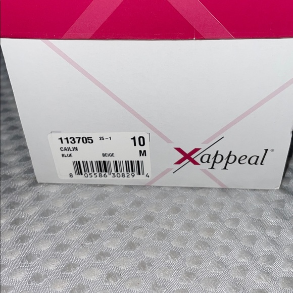 XAPPEAL CAILIN BLUE/BEIGE BALLET FLAT FTL-12-181 - Picture 7 of 9